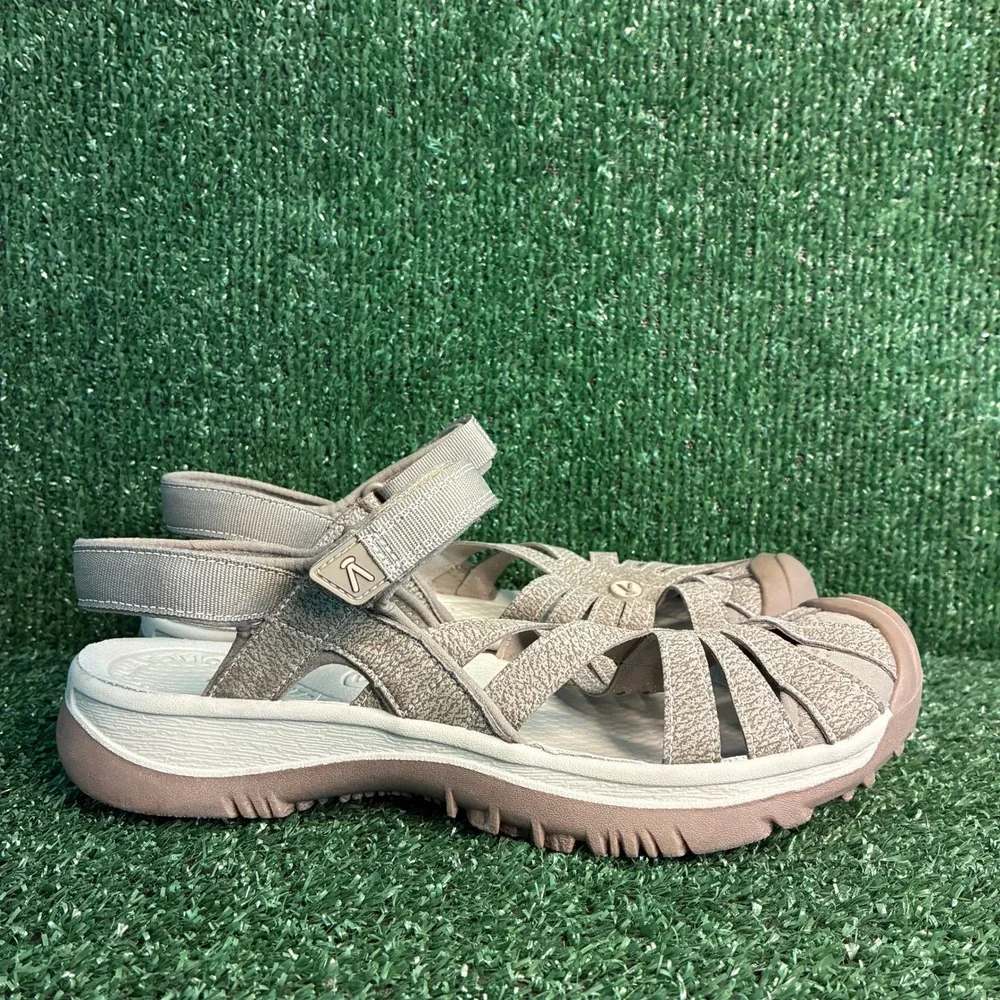 NEW KEEN Rose Closed Toe Outdoor Hiking Sport Water Sandals Brindle Womens Sz 10